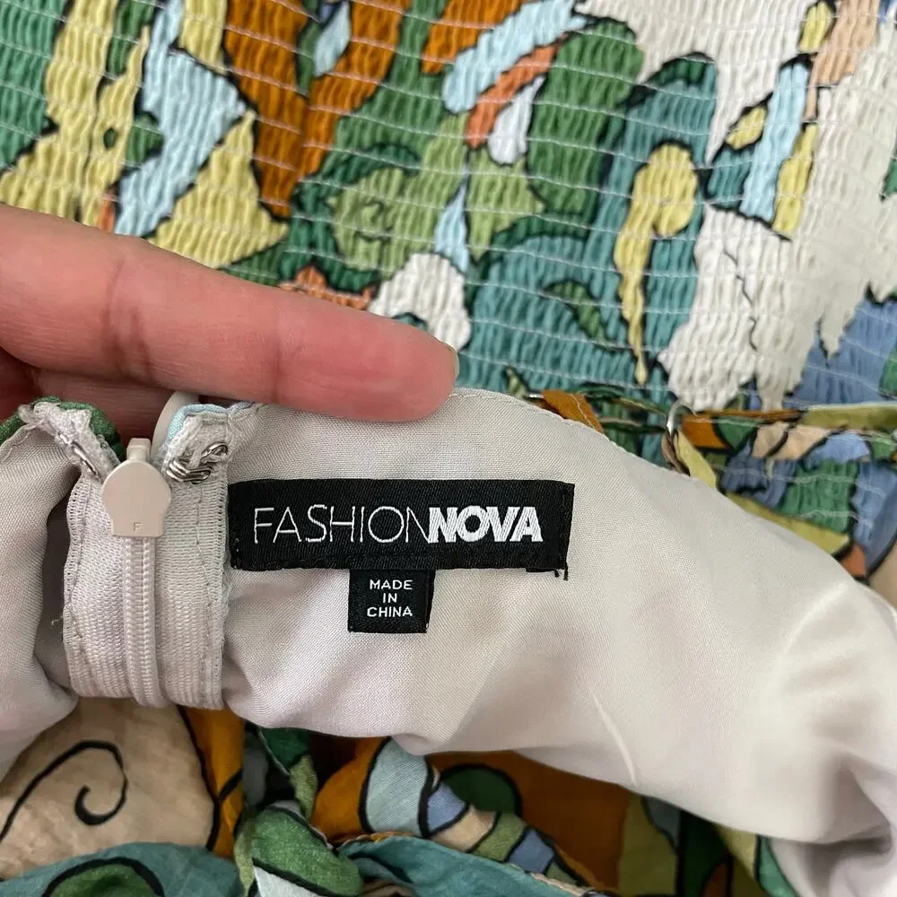 Fashion Nova Sleeveless Wide Leg Jumpsuit Size Large
